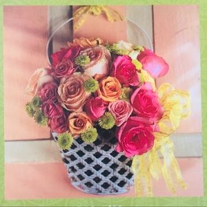 SLAH Iron Weaved Wall Pocket by Red Mountain EUC